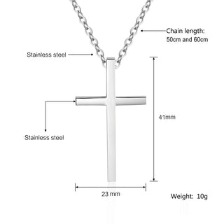 Stainless Steel Cross Necklace