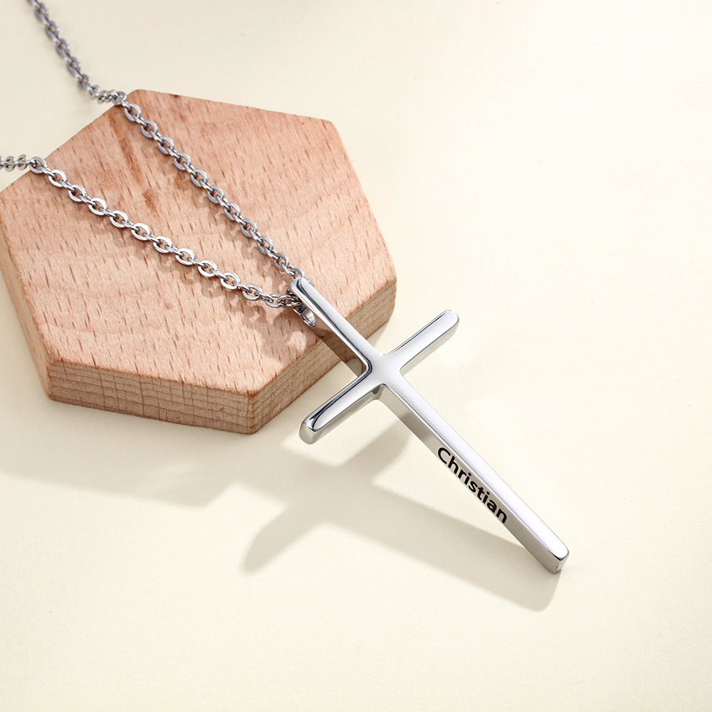 Stainless Steel Cross Necklace
