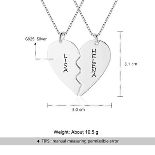 Personalized  Stainless steel Name Necklace（With 45CM Chain）