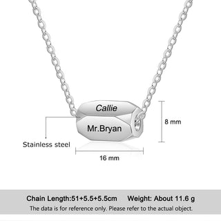 Custom Stainless Steel Diamond necklace