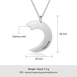Three Heart-shaped Plane Necklace