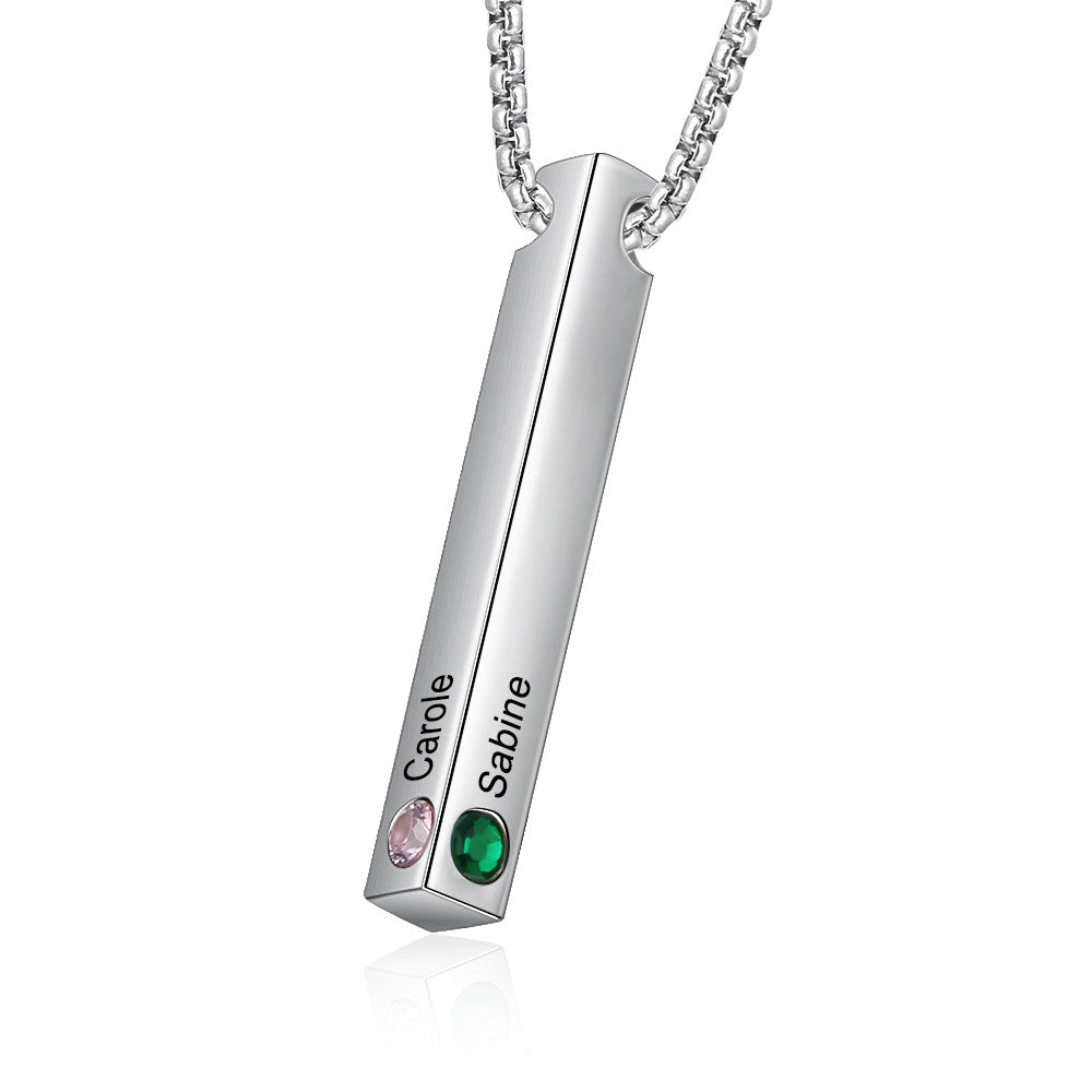 Birthstone Long Necklace