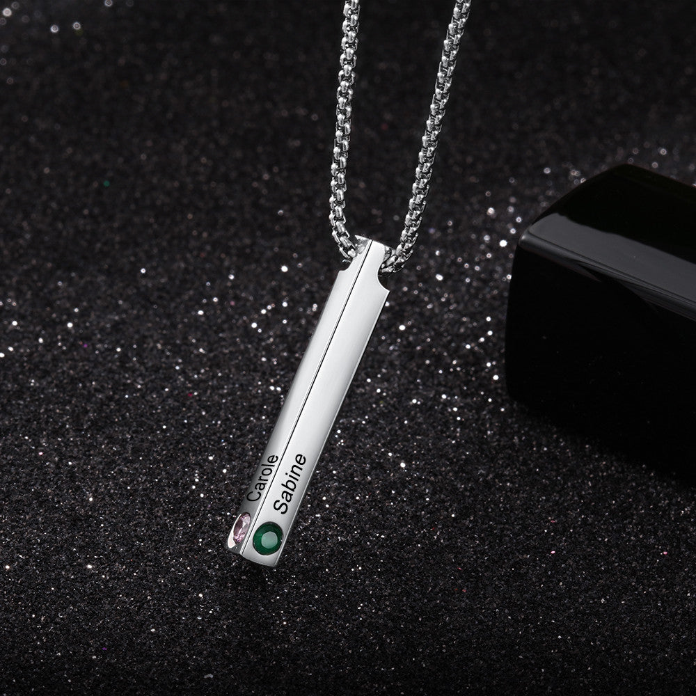 Birthstone Long Necklace