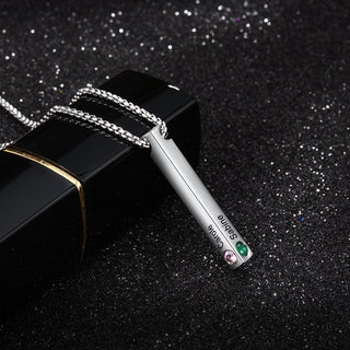 Birthstone Long Necklace