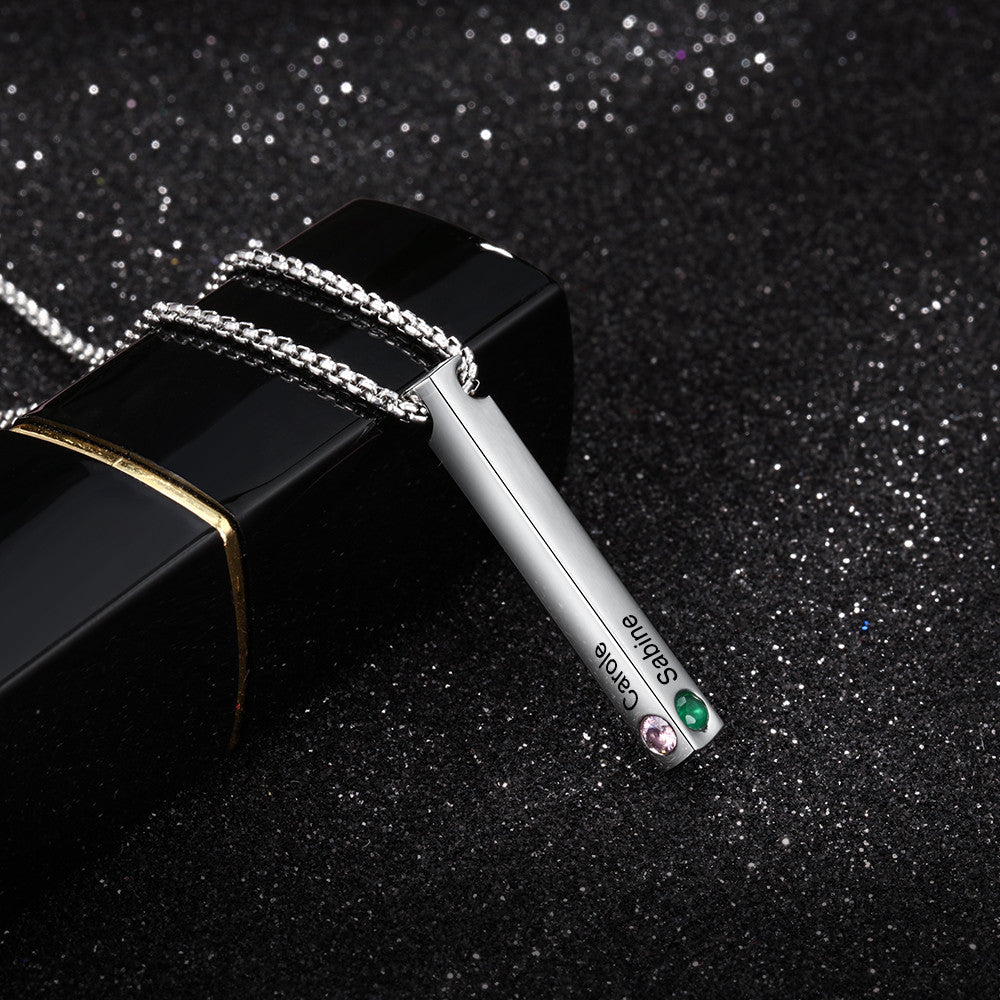 Birthstone Long Necklace
