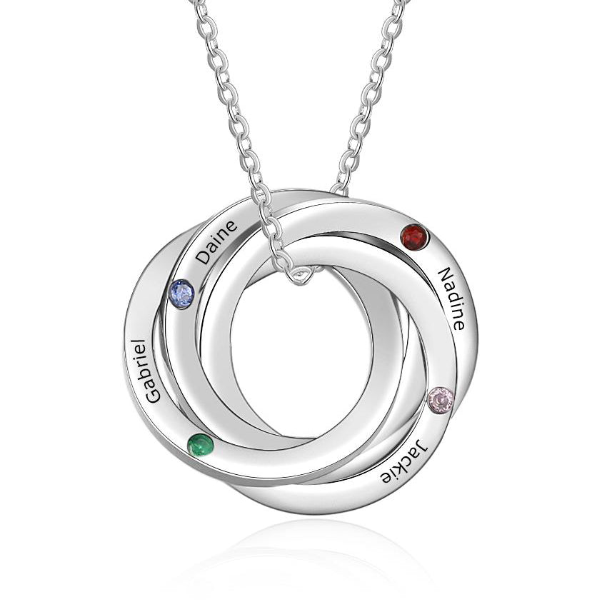 Custom Multi Ring Necklace