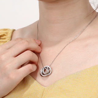 Customized Multi Ring Necklace