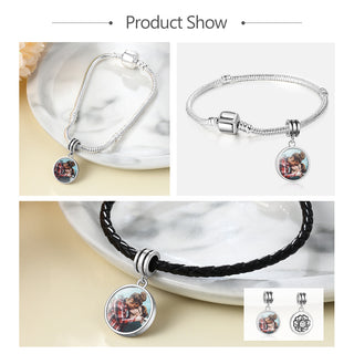 Personalized 925 Sterling Silver Photo Necklace