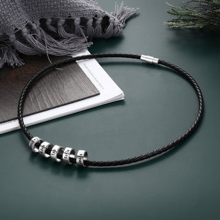 Custom Leather Necklace