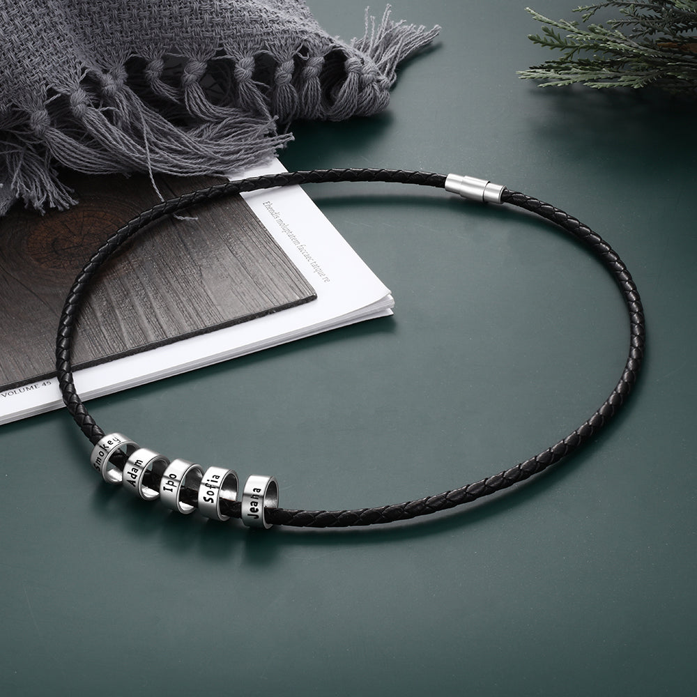 Custom Leather Necklace