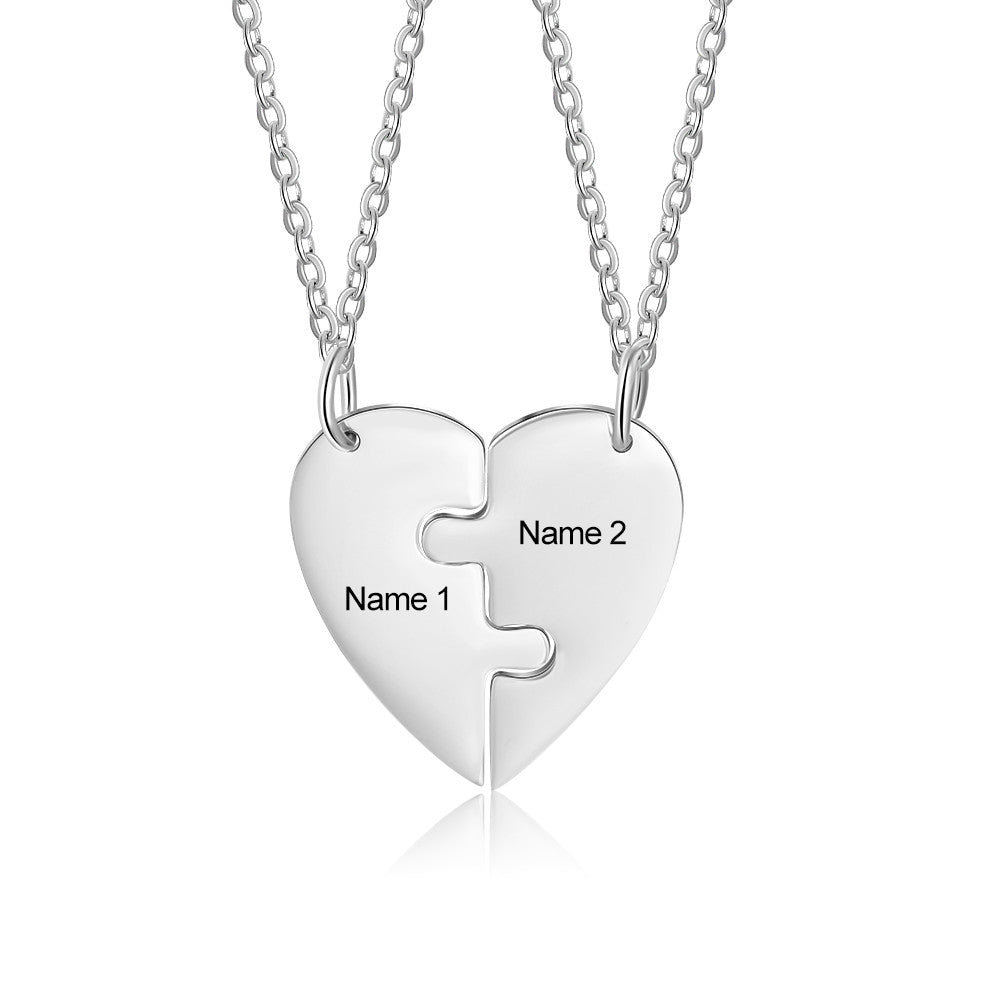 Engraving Stainless Steel Necklace
