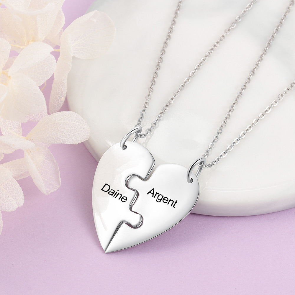 Engraving Stainless Steel Necklace