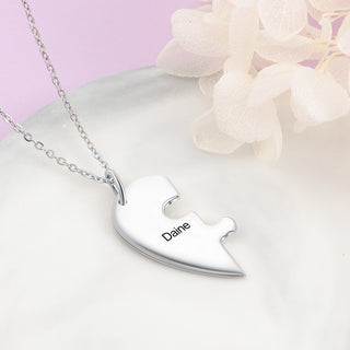 Engraving Stainless Steel Necklace