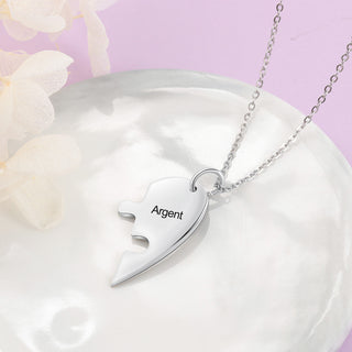 Engraving Stainless Steel Necklace