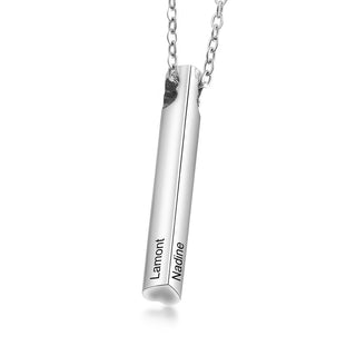 Engraving Stainless Steel Necklace