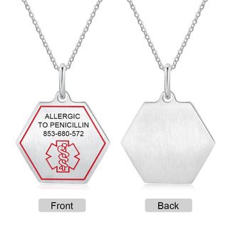ersonalized Sainless Steal Necklace