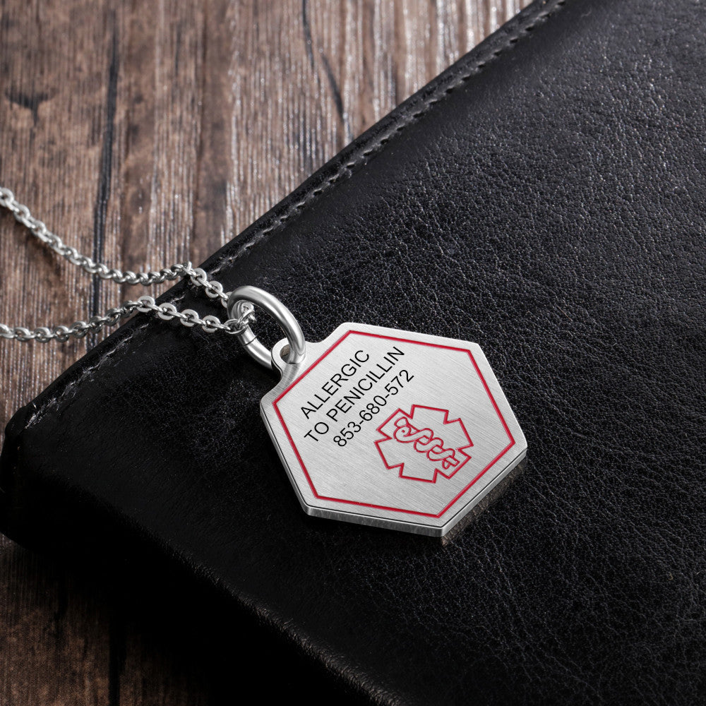ersonalized Sainless Steal Necklace