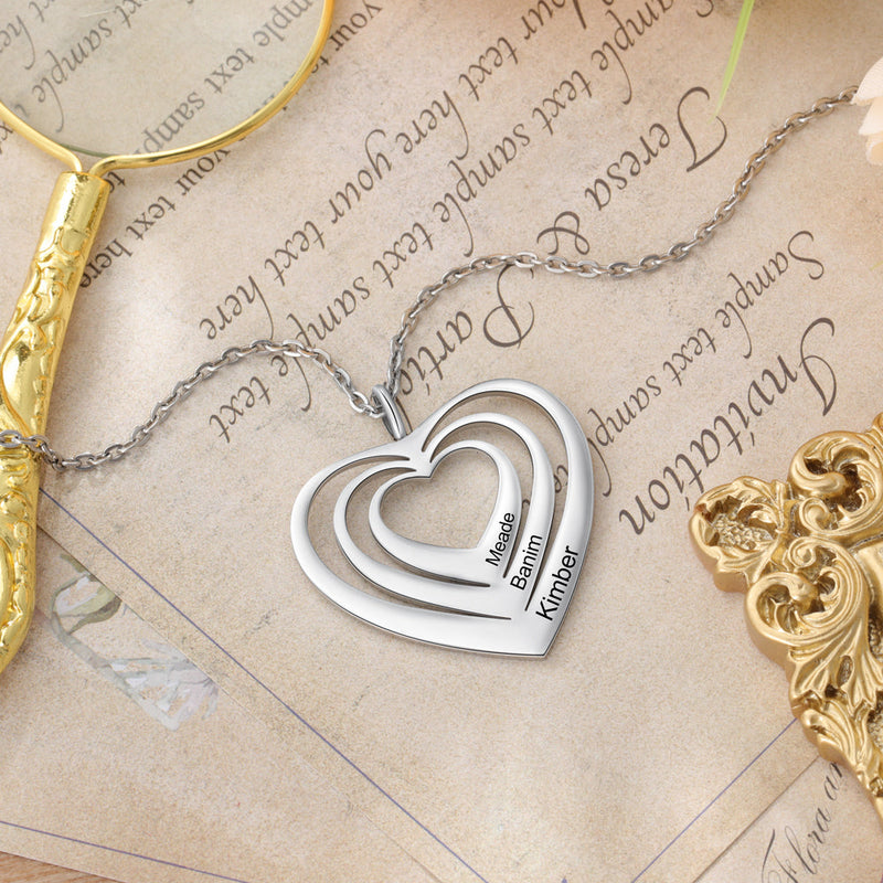 Stainless Steel Heart Necklace
