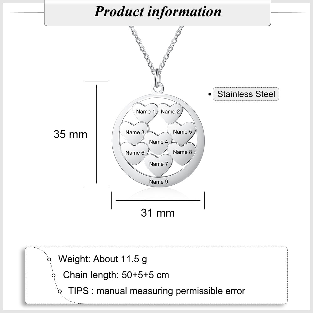 Stainless Steel Heart Necklace