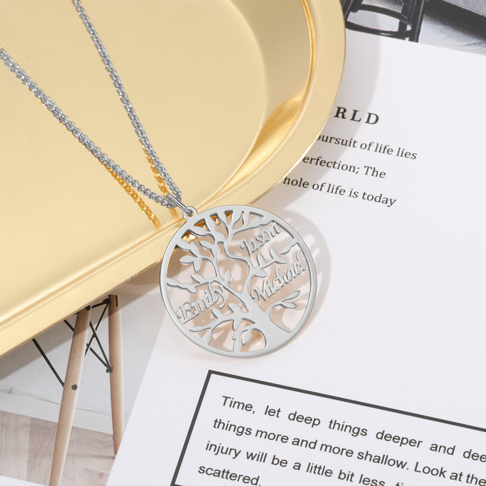 Tree of Life Name Necklace