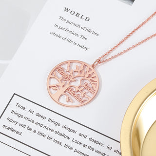 Tree of Life Name Necklace