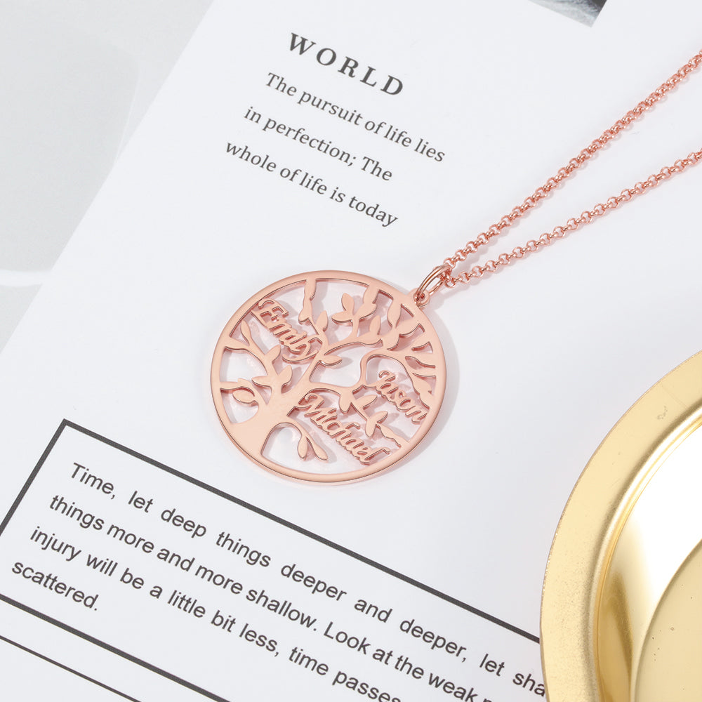 Tree of Life Name Necklace