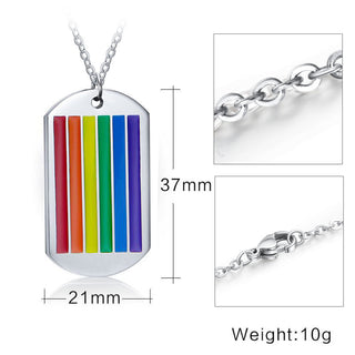 Engraving Stainless Steel Shield Necklace