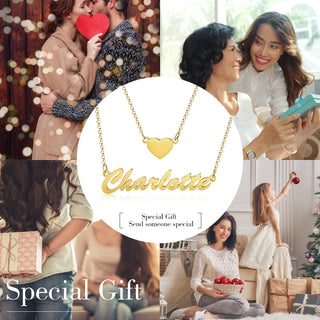 Personalized Rhodium Plated Multi-Chain Name Necklace