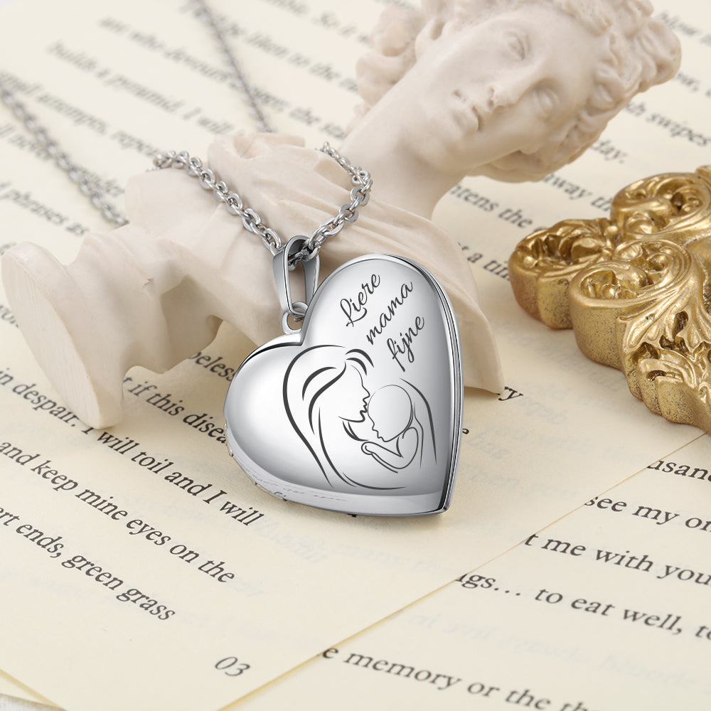 Personalized Stainless Steel Photo Necklace