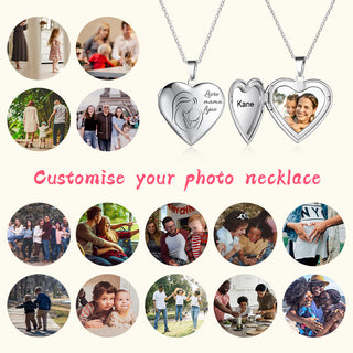 Personalized Stainless Steel Photo Necklace