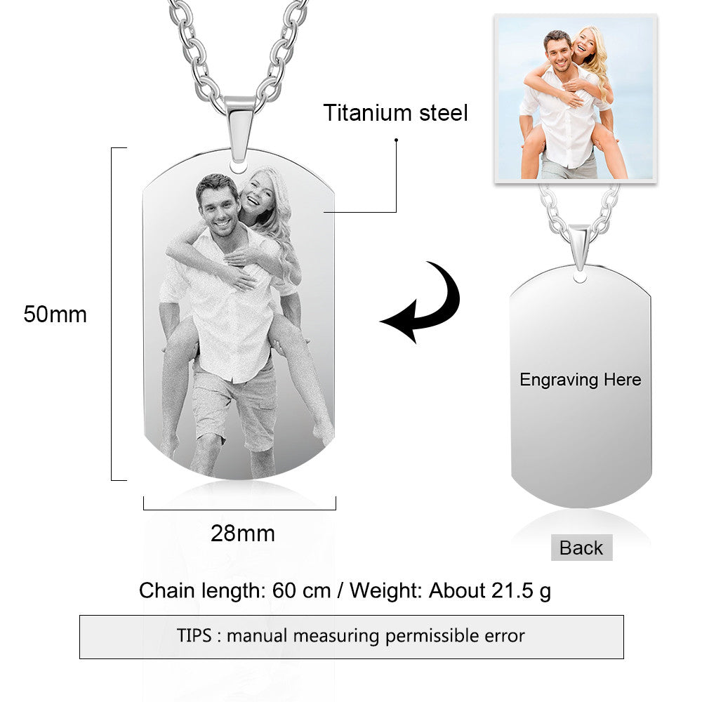 Personalized Photo Pendant Necklace