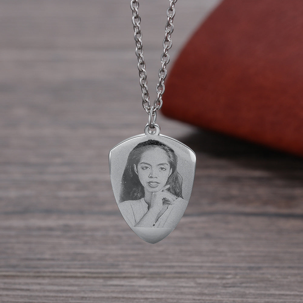 Personalized Stainless Steel Photo Necklace