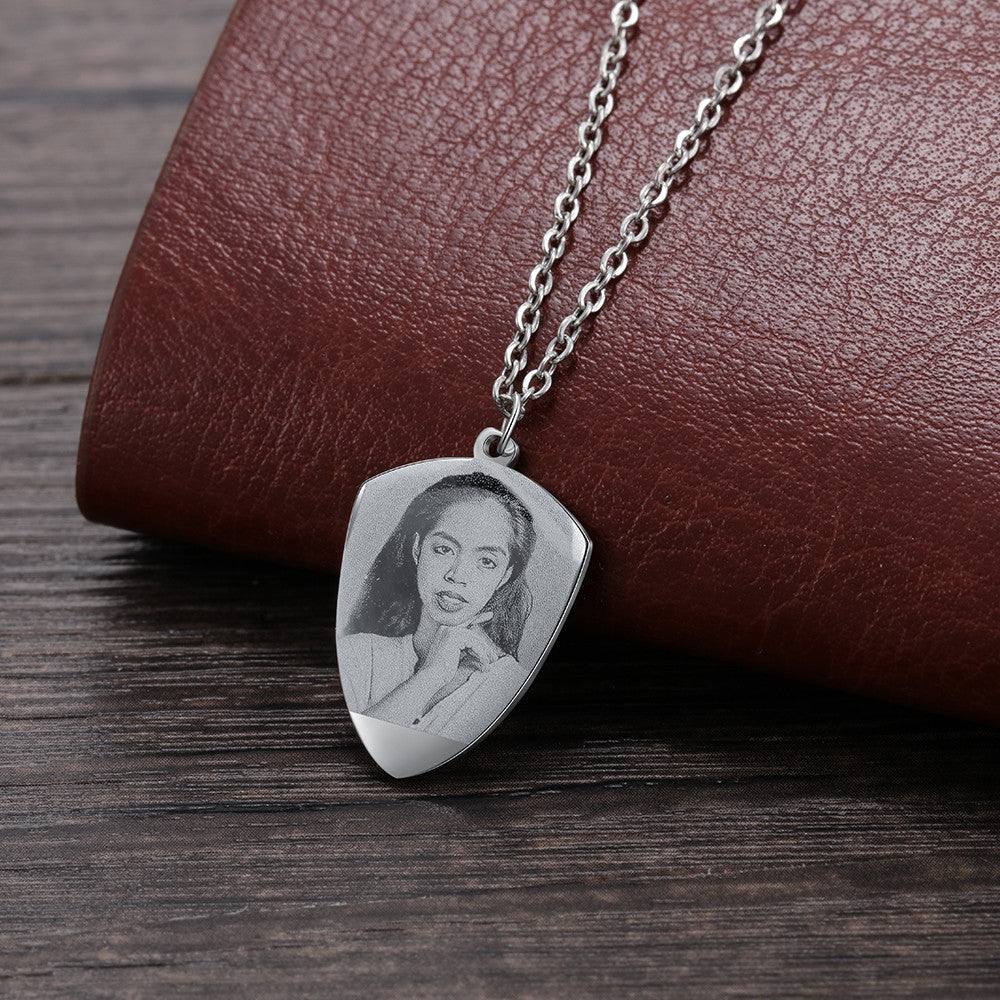 Personalized Stainless Steel Photo Necklace