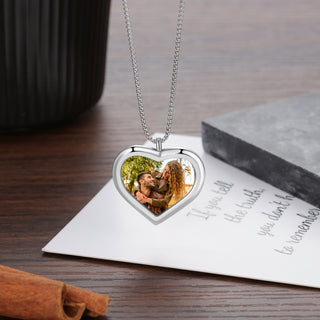 Stainless Steel Personalized Photo Pendant Necklace