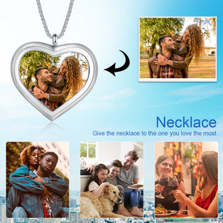 Stainless Steel Personalized Photo Pendant Necklace