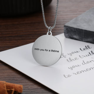 Personalized Stainless Steel Photo Necklace