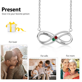 925 Sterling Silver Infinity Necklace