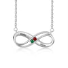 925 Sterling Silver Infinity Necklace
