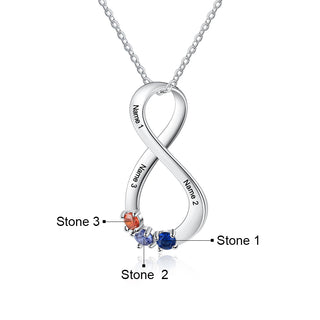 925 Silver Infinity Necklace