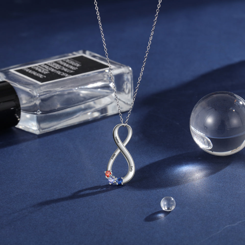 925 Silver Infinity Necklace