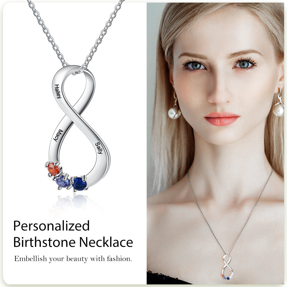 925 Silver Infinity Necklace