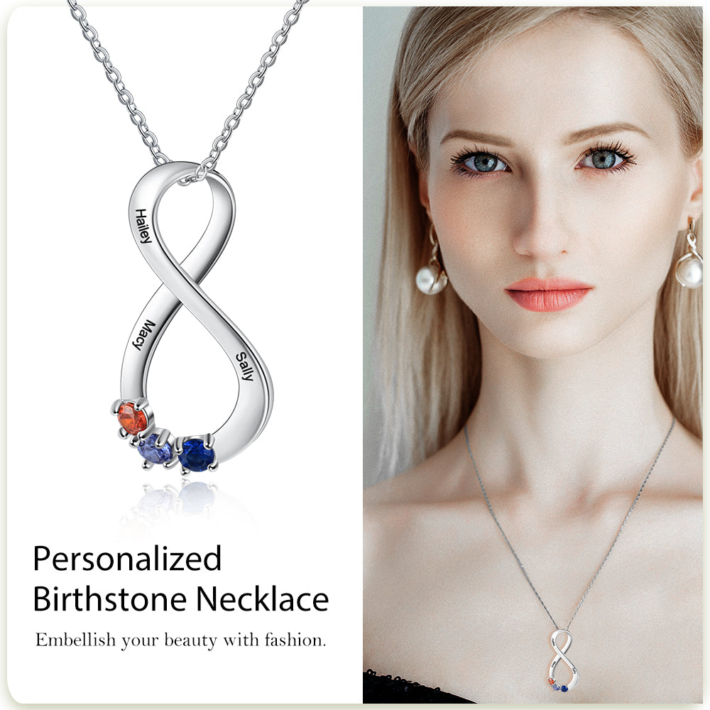 925 Silver Infinity Necklace