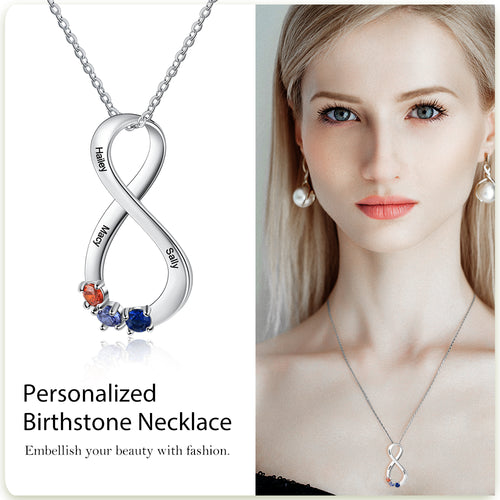 925 Silver Infinity Necklace