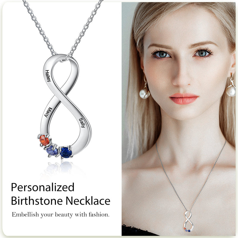 925 Silver Infinity Necklace
