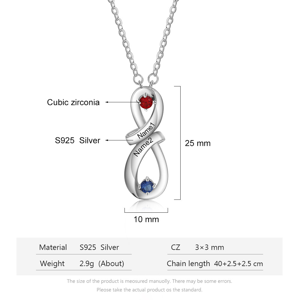 Personalized 925 Sterling Silver Necklace