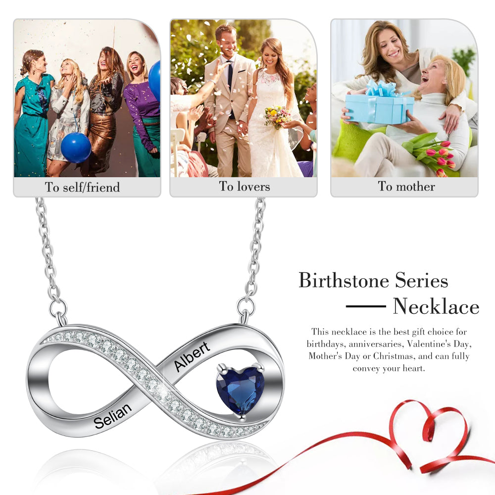 925 Sterling Silver Infinity Necklace