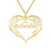 Personalized Heart Shape Name Necklace