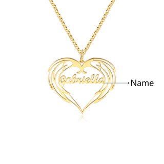 Personalized Heart Shape Name Necklace