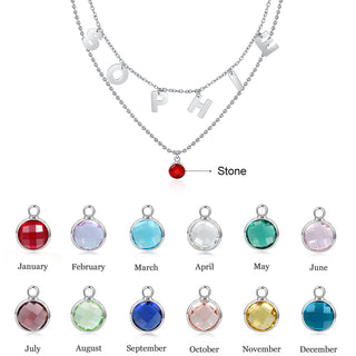 Personalized Stainless Steel Letter Necklace