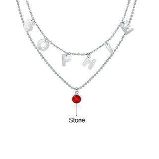 Personalized Stainless Steel Letter Necklace